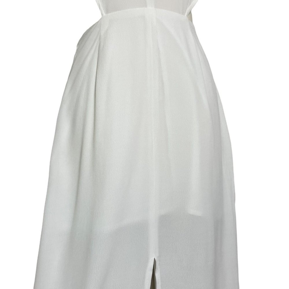 Lovers and Friends Harper Dress White Maxi Front Slit Lace Size Small Sz S New - Picture 4 of 14